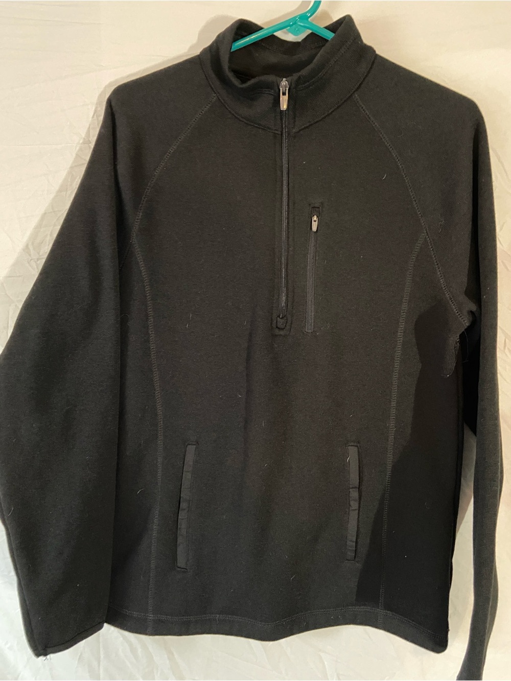 George Black Half-Zip Fleece Pullover